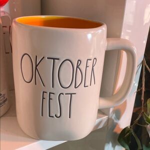 Oktoberfest Cream and Orange Mug